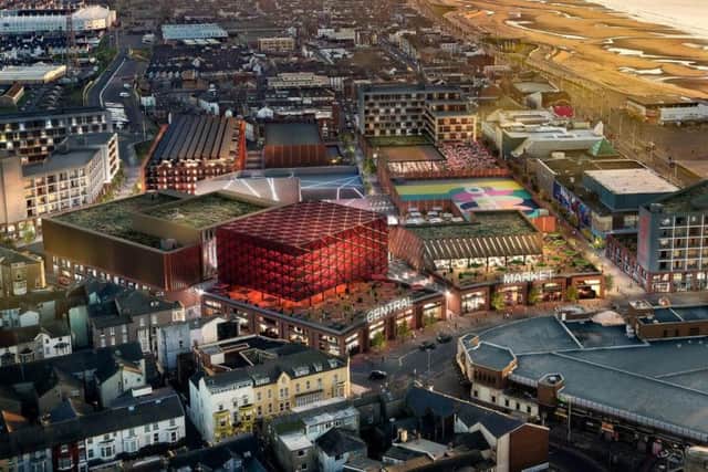 An overview of the whole Blackpool Central development area