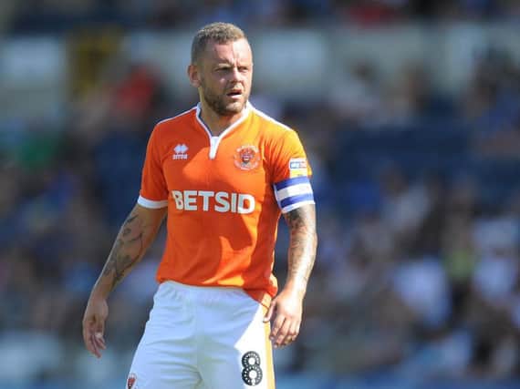 Jay Spearing missed Blackpool's win against Charlton through injury