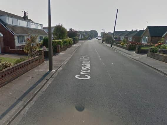 The man was struck whilst in Crossland Road North in St. Annes.