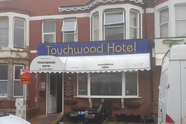 The Touchwood Hotel has suffered damage following the fire.