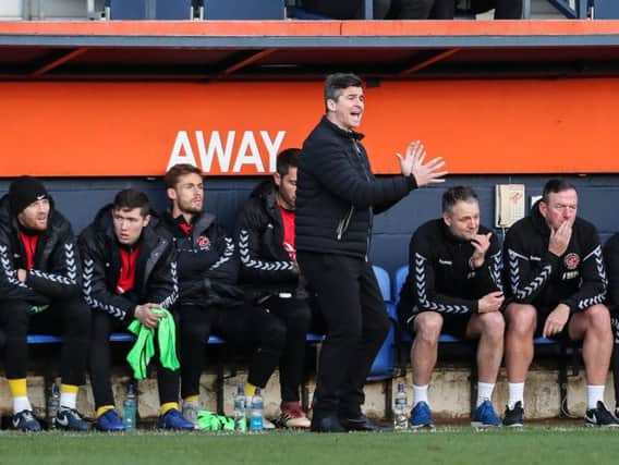 Joey Barton hopes his Fleetwood Town side will start to enjoy better luck