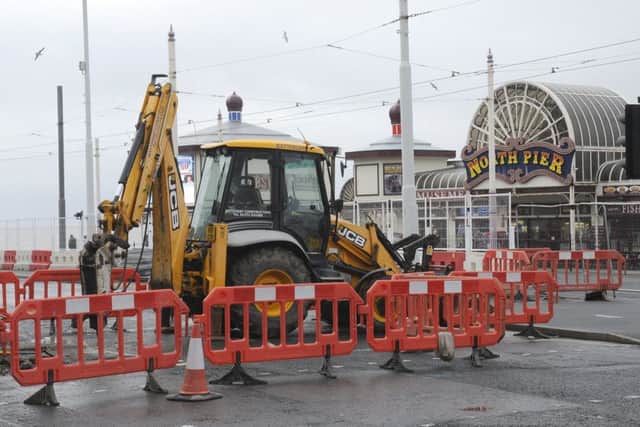 Roadworks at Talbot Square