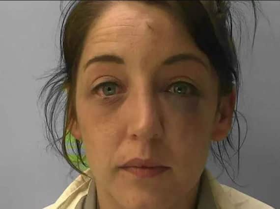 Kay Pawson,32, from Hastings, is wanted for recall to prison.