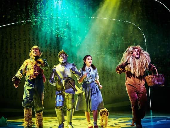 Following the Yellow Brick Road. 
Wizard of Oz, Blackpool Opera House . Pictures: Mark Dawson