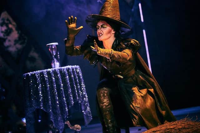The Wicked Witch casts her spells
Wizard of Oz, Blackpool Opera House