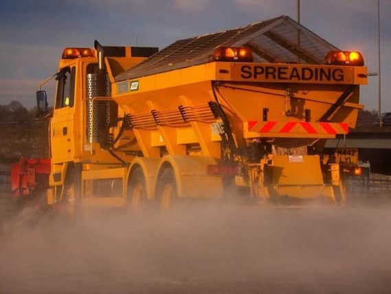 Gritting crews are out treating roads
