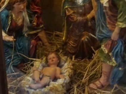 Baby Jesus was stolen from his manger in St. Thomas' Church, St. Annes on Friday December 14.