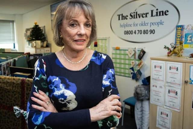 The Silver Line charity needs  donations and new staff to work weekends and nights. Dame Esther Rantzen visited the Blackpool office to thank staff for their efforts in being there for lonely older people