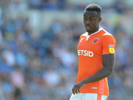Joe Dodoo struggled in a lone striker's role at Oxford at the weekend