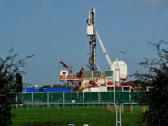 The drilling rig which was at the Preston New Road site for many months