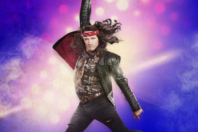 Kevin as Stacee in Rock of Ages