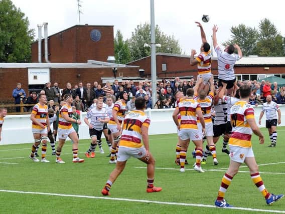 Preston Grasshoppers had the edge over Fylde in this season's first derby at Lightfoot Green in September