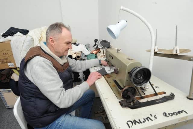 Qualified tailor Igor has been gifted a sewing machine so he can start earning some income by repairing clothing