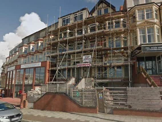 The Promenade was closed because the former Sherwood Hotel building was deemed unsafe