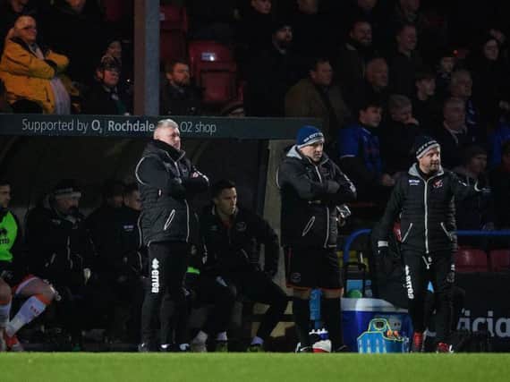 Terry McPhillips was frustrated his Blackpool side were on the wrong end of a number of contentious refereeing decisions in their defeat at Rochdale