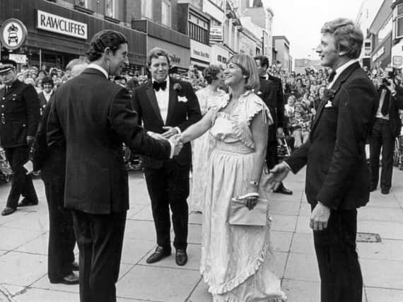 Prince Charles at the re-opening of The Grand, in 1981