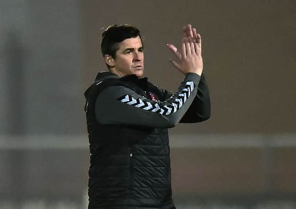 Fleetwood Town manager Joey Barton