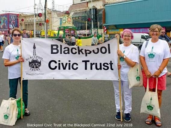 Blackpool Civic Trust at the Blackpool Carnival, 2018