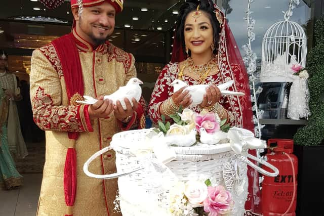 Doves of Life add to the joy of a couple's wedding day