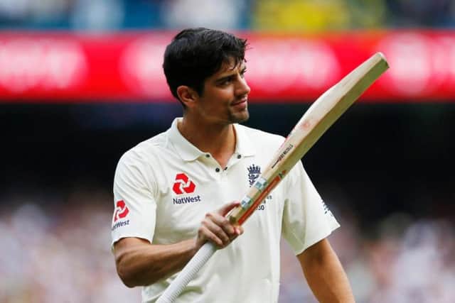 Alastair Cook receives a knighthood