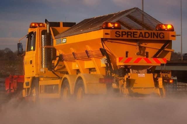 Gritters are out in force tonight