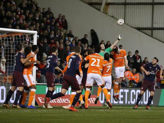 Blackpool couldn't get the better of Arsenal keeper Petr Cech