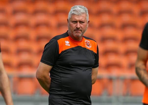 Terry McPhillips' first game as caretaker manager was against Portsmouth