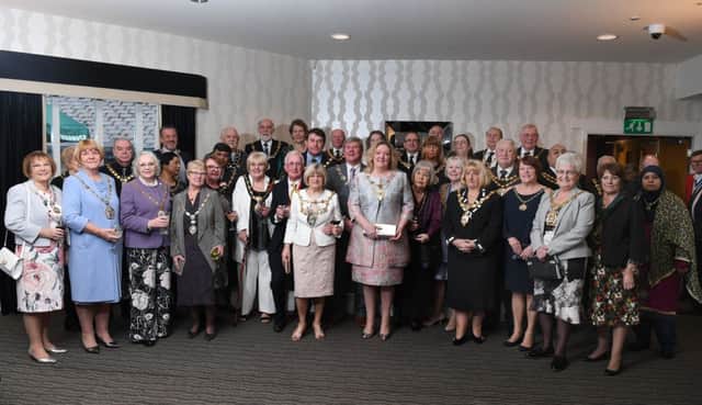 Showmen's Guild of Great Britain, Lancashire, Cheshire, and North Wales Section's Annual luncheon
Mayors and their consorts