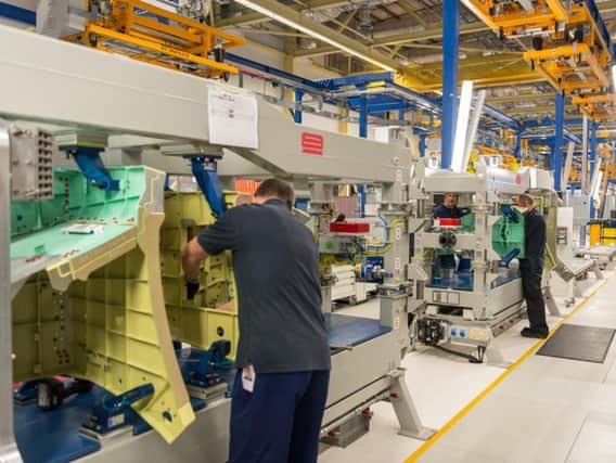 The F-35  production facilities at BAE Systems Samlesbury