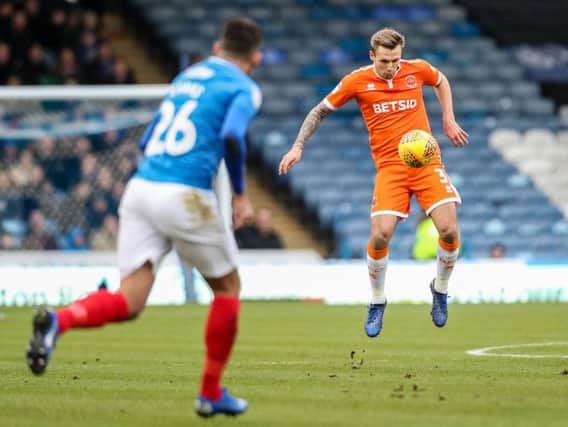 Nick Anderton was in superb form in the centre of Blackpool's defence
