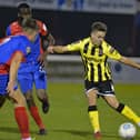 AFC Fylde's Nick Haughton scored the only goal     Picture: Steve McLellan