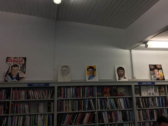 Anchorsholme Library is allowing people to show off their art work