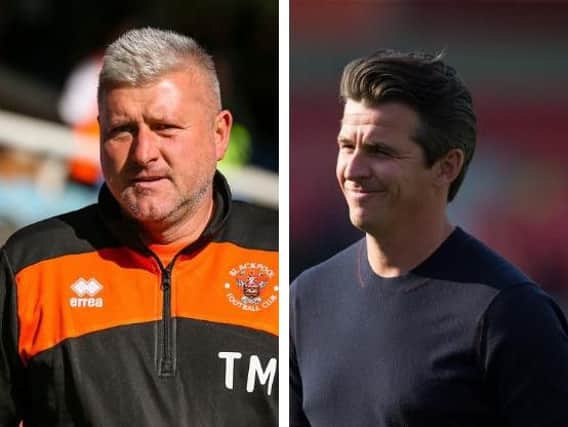Terry McPhillips and Joey Barton are preparing for Blackpool and Fleetwood's next fixtures on Saturday