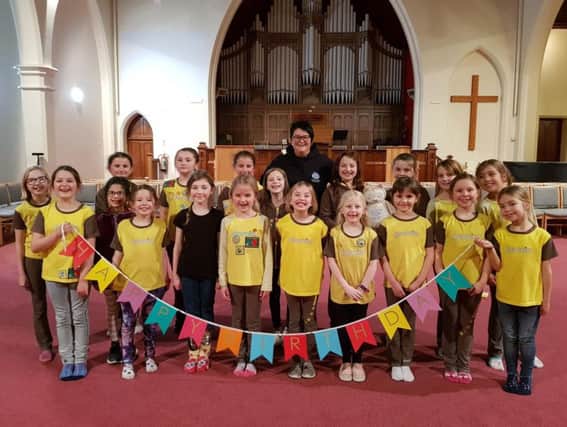 The 6th St Annes Brownie group, who meet at the Church Road Methodist Centre in St Annes, celebrate the group's 90th birthday