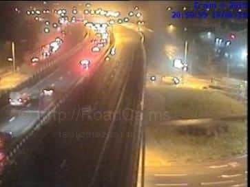 Tailbacks on the M55. Pciture: Highways England