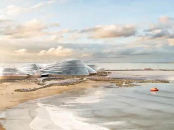 Artist's impression of a possible design for the Eden of the North