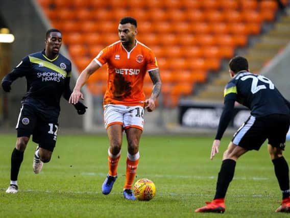 Curtis Tilt impressed in defence for Blackpool on his return from injury