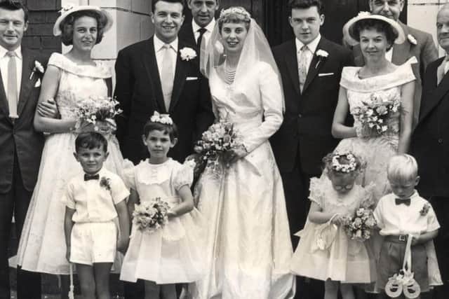 Jimmy and Anne on their wedding  day in 1958