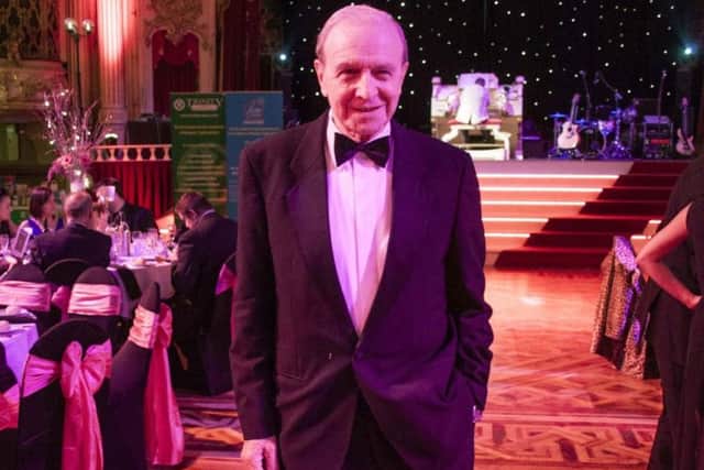 Jimmy Armfield at the Trinity Hospice 30th Anniversary Ball in 2015.