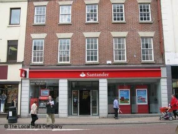 The Santander branch in Preston's Fishergate is not on the list