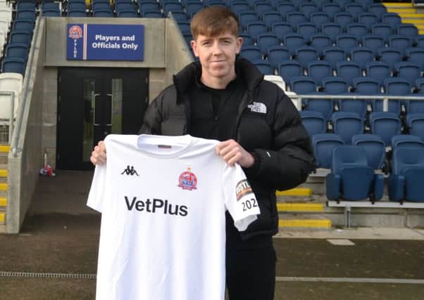 Tom Crawford arrives at Fylde for the remainder of the season   			          Picture: AFC FYLDE