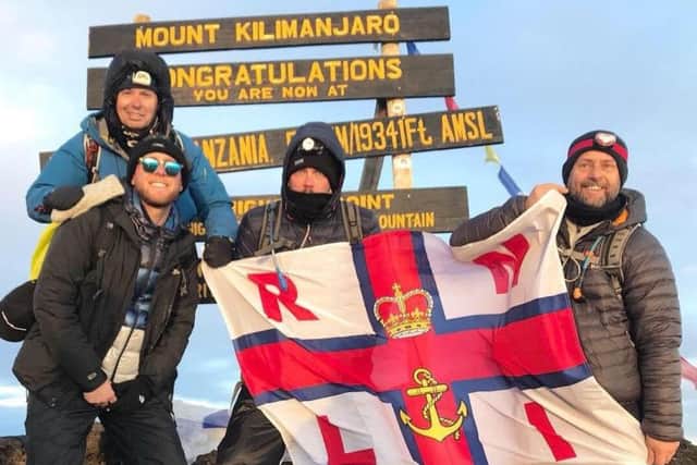 Blackpool RNLI lifeboat helmsman Darren Clemson and his friend Chris Smith conquered Africas highest mountain, Kilimanjaro, to raise money for the lifesaving charity