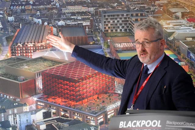 Richard Fee with the Blackpool Central project
