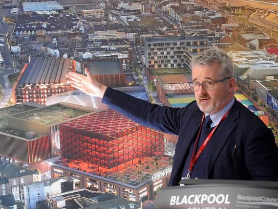 Richard Fee with the Blackpool Central project