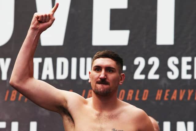 Matty Askin is plotting a route back to the top after losing his British cruiserweight title. Picture: Getty Images