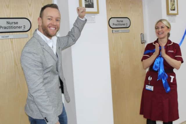 Dan Whiston opens new Pre Operative Assessment area at Blackpool Victoria Hospital