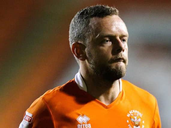 Blackpool captain Jay Spearing picked up an injury in last night's draw
