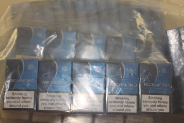 Some of the counterfeit tobacco found in the Local Choice Mini Market, on Lytham Road, Blackpool, where Dako Osman worked