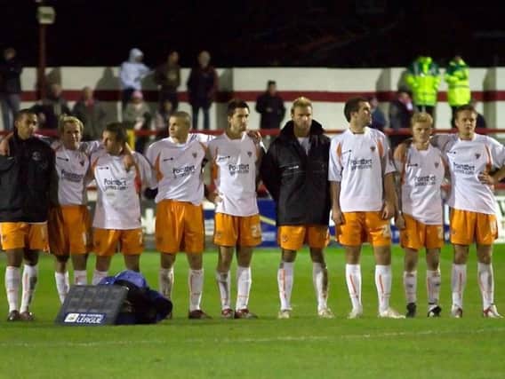 Blackpool lost 4-2 on penalties after drawing 4-4 during normal time