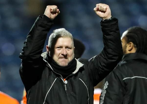 Blackpool manager Terry McPhillips